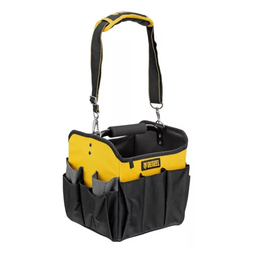 DENZEL 22 zsebes szerszámos táska, 260x240x300 mm, vállpánttal
