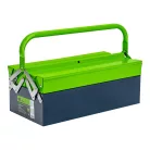 SIBRTEH hagyományos szerszámos láda, 430/200/160 mm, 3 rekesz, fém