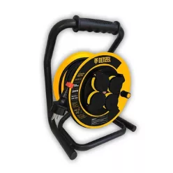 DENZEL 30m 3200W 16A IP44 hosszabbító kábeldob 4 aljzat