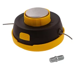   DENZEL félautomata damilfej fűkaszára M10x1,25 LH, M8 adapter adapterrel