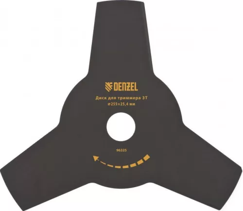 DENZEL 230x25,4mm fűkasza bozótvágó kés háromágú