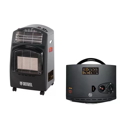 DENZEL 5,7 KW kombinált infravörös kvarc/ PB gázkonvektor kerámia panellel A osztály GIH 5-30