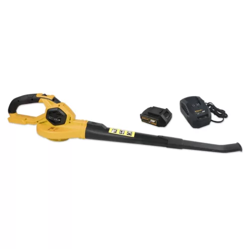 Riwall PRO RABL 20 SET akkus lombfúvó 20 V, 210 km/h, akkuval és töltővel