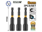 INGCO Impact csavarbehajtó 8 mm (3 db)