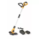 Riwall PRO RALT 2320 akkus szegélynyíró 20 V, damil és kés, vezetőkerék (akku és töltő nélkül)