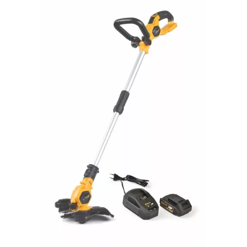 Riwall PRO RALT 2320 akkus szegélynyíró 20 V, damil és kés, vezetőkerék (akku és töltő nélkül)
