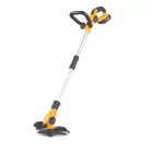 Riwall PRO RALT 2320 akkus szegélynyíró 20 V, damil és kés, vezetőkerék (akku és töltő nélkül)