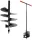 AWTOOLS talajfúró 122 cm/ D: 140mm (A termék hossza miatt, Sameday kiszállítás lehetséges)