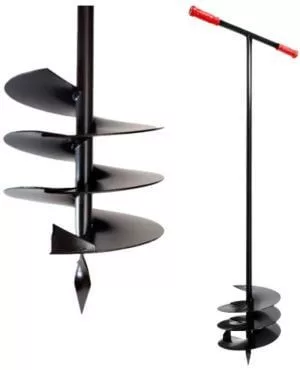 AWTOOLS talajfúró 122 cm/ D: 140mm (A termék hossza miatt, Sameday kiszállítás lehetséges)