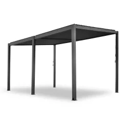   Riwall PRO RMBP 13x10 bioklimatikus pergola 4x3 m, dönthető lamellás tetővel, antracit