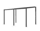 Riwall PRO RMBP 13x10 bioklimatikus pergola 4x3 m, dönthető lamellás tetővel, antracit