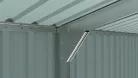 Riwall PRO RMCG 20x10 fém garázs 3x6 m, nyeregtetős, zárható, antracit, 17,11 m²
