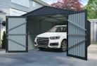 Riwall PRO RMCG 20x10 fém garázs 3x6 m, nyeregtetős, zárható, antracit, 17,11 m²