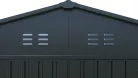 Riwall PRO RMCG 20x10 fém garázs 3x6 m, nyeregtetős, zárható, antracit, 17,11 m²