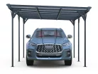 Riwall PRO RMCP 16x10 alumínium autóbeálló 5x3 m, antracit, polikarbonát tetővel