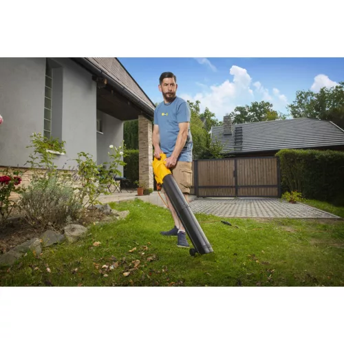 Riwall PRO REBV 3200 E elektromos lombszívó és lombfúvó 3200 W, 45 l zsák, 12:1 aprítás