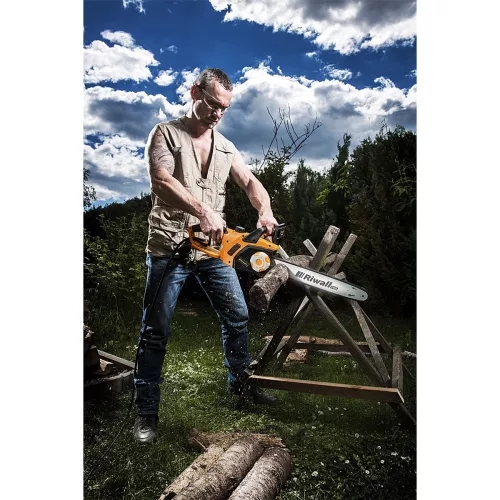 Riwall PRO RECS 2440 elektromos láncfűrész 2400 W, 40 cm, Oregon lánccal, láncfékkel