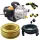 Riwall PRO REJP 1000 INOX SET kerti szivattyú 1000 W, 3500 l/h, 44 m, tömlőkkel
