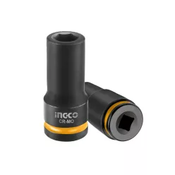 INGCO Hosszú gépi dugókulcs 1/2" 17 mm CrMo