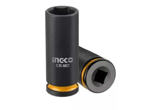 INGCO Hosszú gépi dugókulcs 1/2" 21 mm CrMo