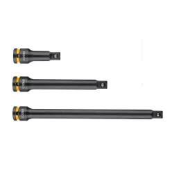   INGCO Gépi dugókulcs toldószár készlet 1/2" 75, 150, 250 mm (3 db)