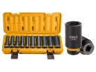 INGCO Gépi hosszú dugókulcs készlet 10 részes 1/2" 10-24 mm CrMo
