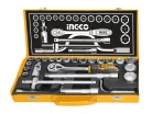 INGCO Dugókulcs készlet 24 részes 1/2" 10-32 mm CrV