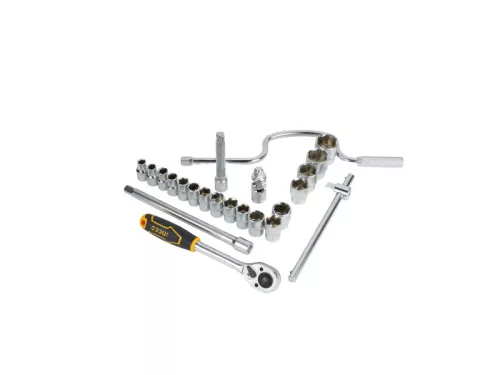 INGCO Dugókulcs készlet 24 részes 1/2" 10-32 mm CrV