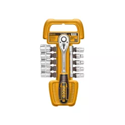 INGCO Dugókulcs készlet 12 részes 1/2" 10-24 mm CrV