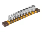 INGCO Dugókulcs készlet 10 részes 1/4" 5-14 mm CrV