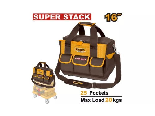 INGCO Szerszámtáska 25 zsebes SUPER STACK