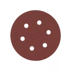 GERMAFLEX Tépőzáras fíbertárcsa 180 mm / P80 8 lyukas