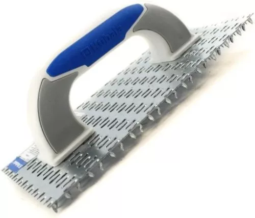 KUBALA acél vakolat kaparó, 130 x 250 mm, háromkomponensű puha markolattal, MASTER LINE