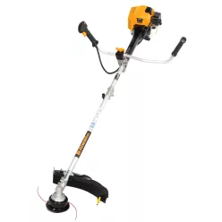   Riwall PRO RPB 520 benzinmotoros fűkasza bozótvágó 52 cm³, 3 fogú kés + damil, merev tengely