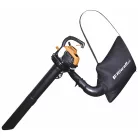Riwall PRO RPBV 26 benzinmotoros lombszívó és lombfúvó 26 cm³, 45 l zsák, 12:1 aprítás