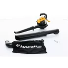 Riwall PRO RPBV 26 benzinmotoros lombszívó és lombfúvó 26 cm³, 45 l zsák, 12:1 aprítás