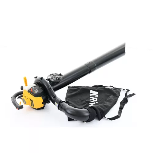 Riwall PRO RPBV 26 benzinmotoros lombszívó és lombfúvó 26 cm³, 45 l zsák, 12:1 aprítás