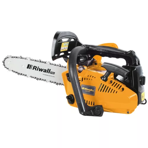 Riwall PRO RPCS 2630 benzinmotoros ágnyeső láncfűrész 25 cm³, 30 cm vezető, könnyű, karabineres