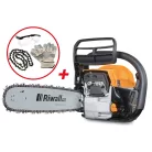 Riwall PRO RPCS 5140 SET benzines láncfűrész 49 cm³, 40 cm + tartaléklánc, szemüveg, kesztyű