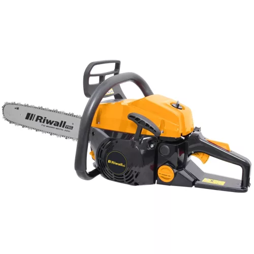 Riwall PRO RPCS 5140 SET benzines láncfűrész 49 cm³, 40 cm + tartaléklánc, szemüveg, kesztyű