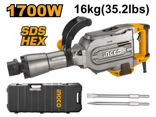 INGCO Bontókalapács 45J 1700 W SDS-Hex