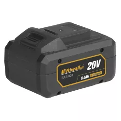   Riwall PRO RAB 820 akkumulátor 20 V, 8 Ah Li-Ion, LED töltöttségjelzővel