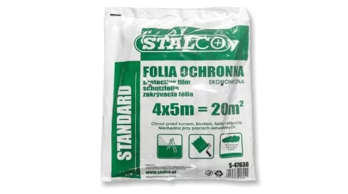 STALCO takaró fólia 4 x 5m LDPE 900g szuper vastag