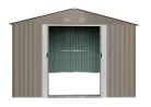 Riwall PRO RMSA 8x10 fém kerti tároló 3x2,4 m, nyeregtetős, zárható, barna