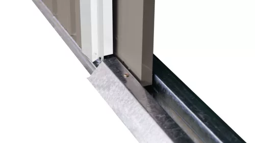 Riwall PRO RMSA 8x10 fém kerti tároló 3x2,4 m, nyeregtetős, zárható, barna