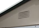 Riwall PRO RMSA 12x10 fém kerti tároló 3x3,7 m, nyeregtetős, zárható, barna