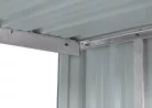 Riwall PRO RMWS 3x7 fém tűzifatároló 2x1,5 m, 2,2 m³, lejtős tetővel, antracit