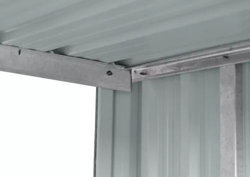 Riwall PRO RMWS 3x7 fém tűzifatároló 2x1,5 m, 2,2 m³, lejtős tetővel, antracit