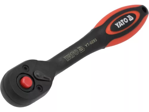 YATO Racsnis hajtószár 1/4" 144 mm 72T hajlított szár CrV