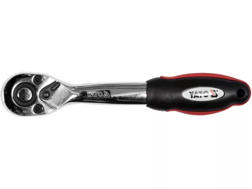 YATO Racsnis hajtószár 1/4" 145 mm 72T hajlított szár CrV